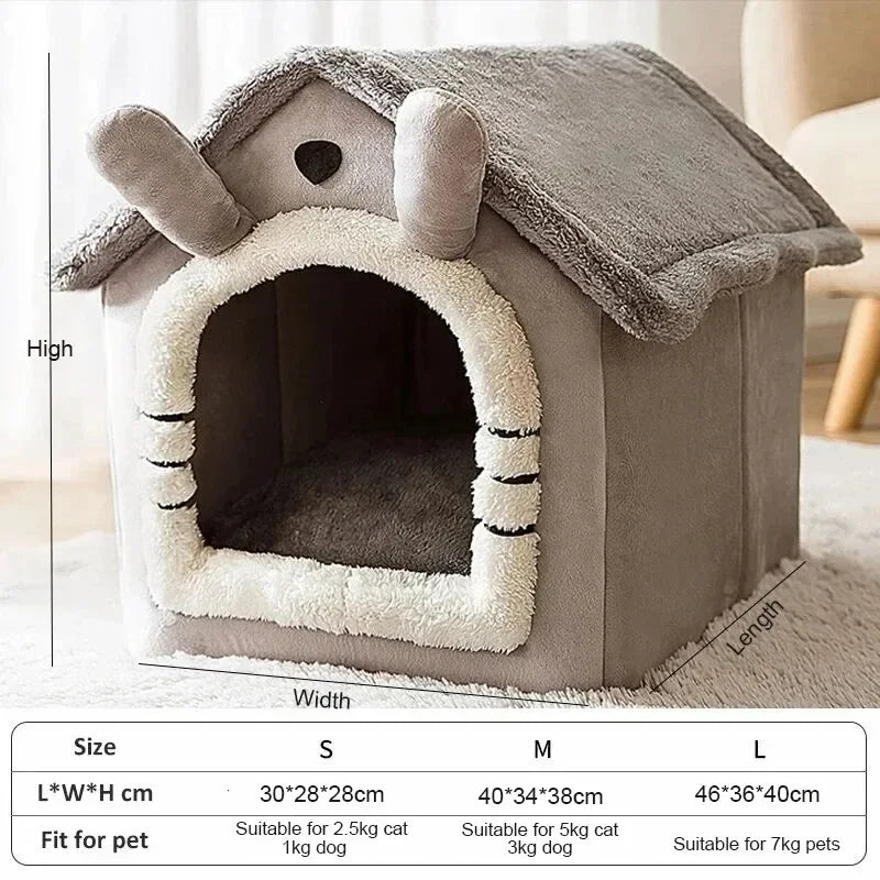בית כלבים פנימי רך וחמים