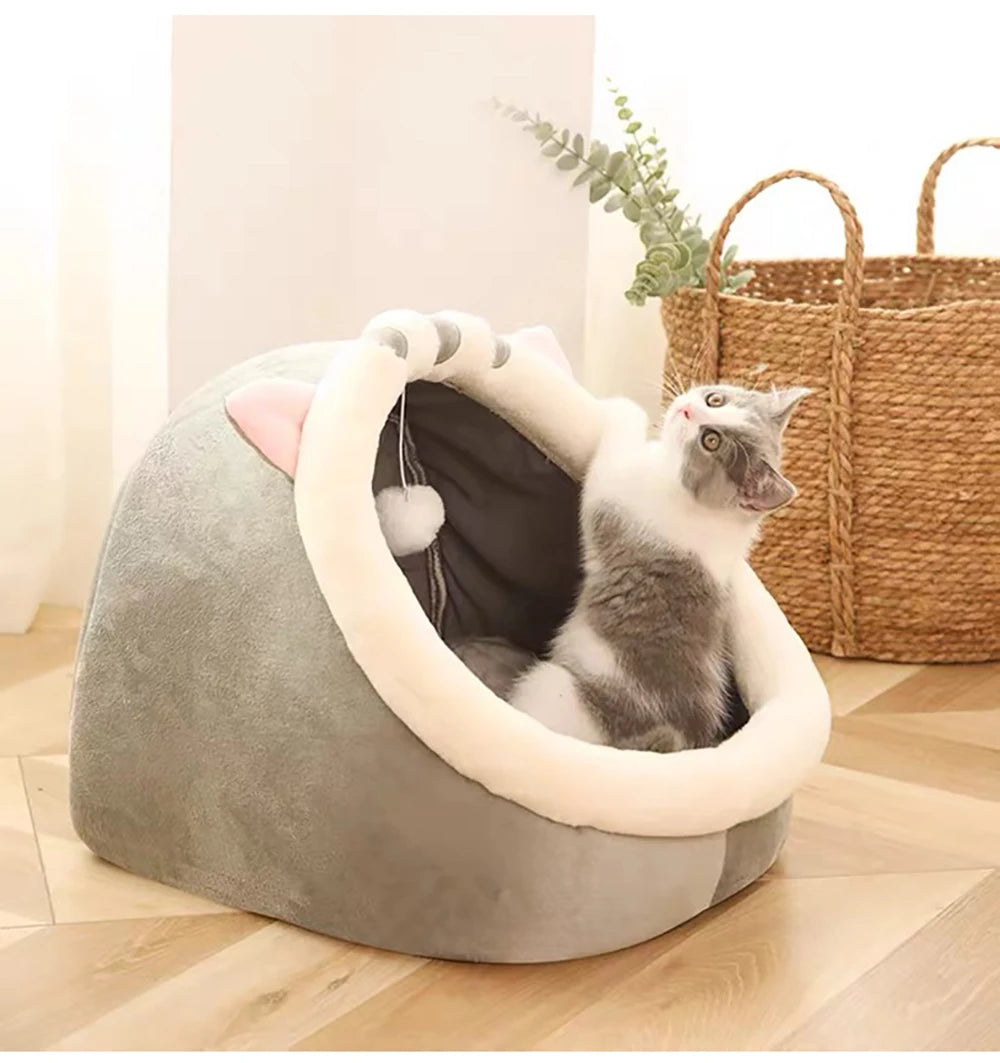 מיטת שינה עמוקה לחתולים ולכלבים קטנים
