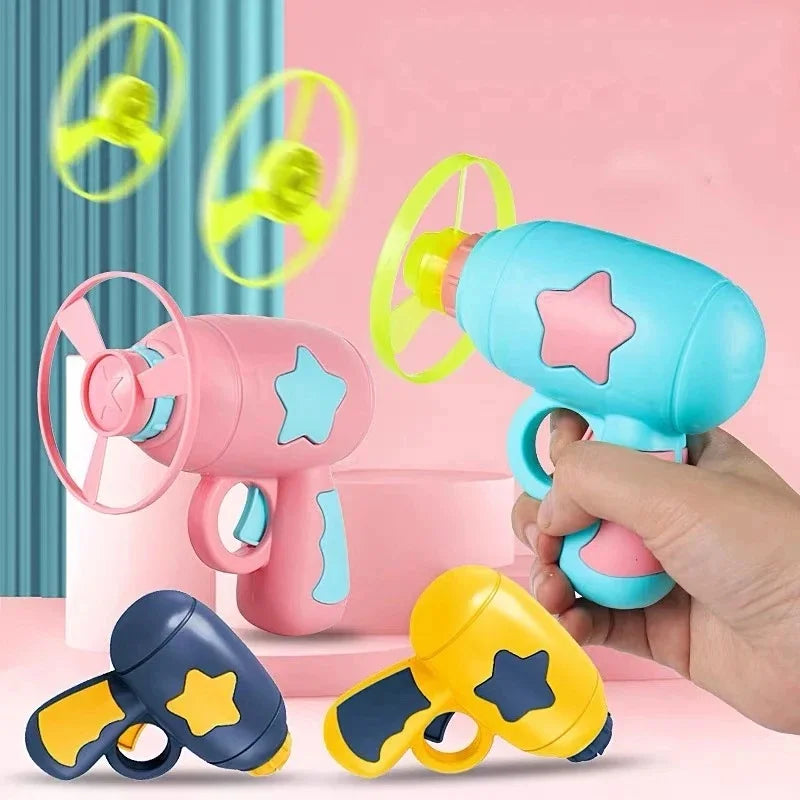 צעצוע דיסקים מעופפים לחתול – אקדח ירייה אינטראקטיבי למשחקי מרדף